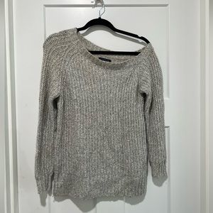 Off shoulder sweater